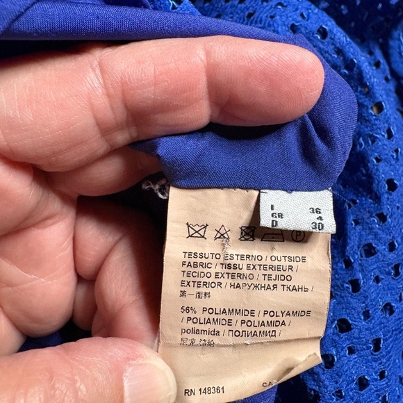 EUC Pinko- Laser Cut Midi Dress. Size US 0 - Picture 10 of 16